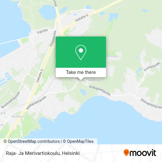 Raja- Ja Merivartiokoulu map