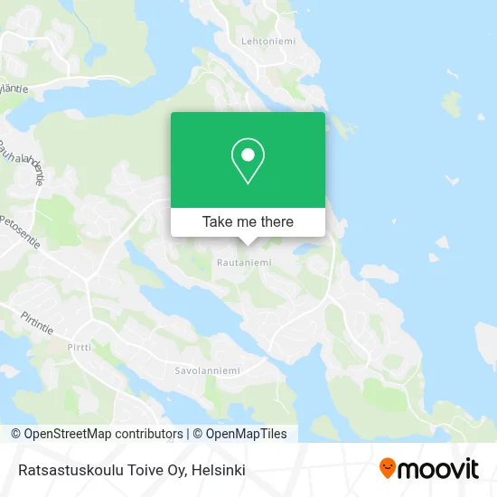 Ratsastuskoulu Toive Oy map