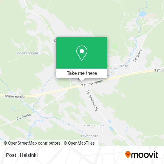 Posti map