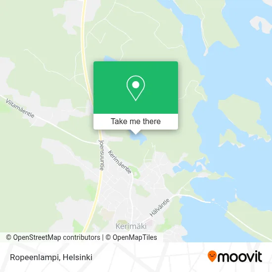 Ropeenlampi map