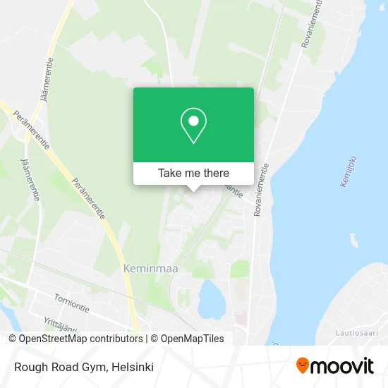 Rough Road Gym map