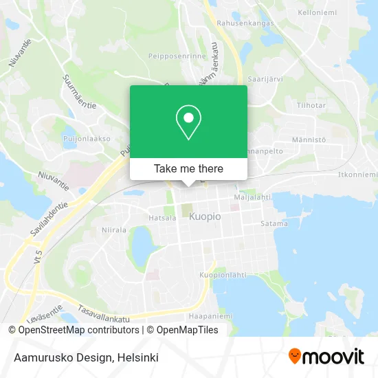 Aamurusko Design map
