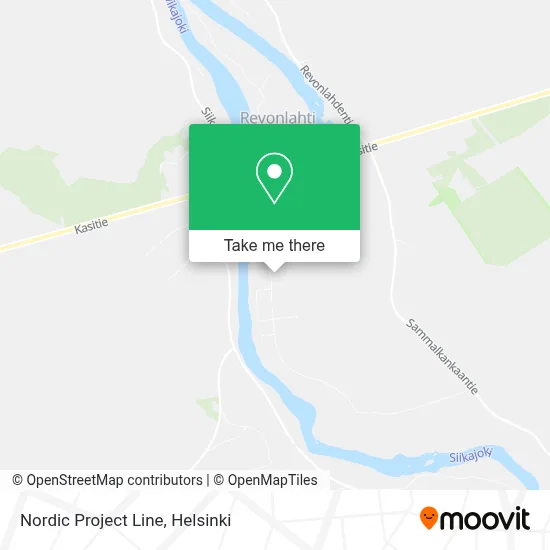 Nordic Project Line map