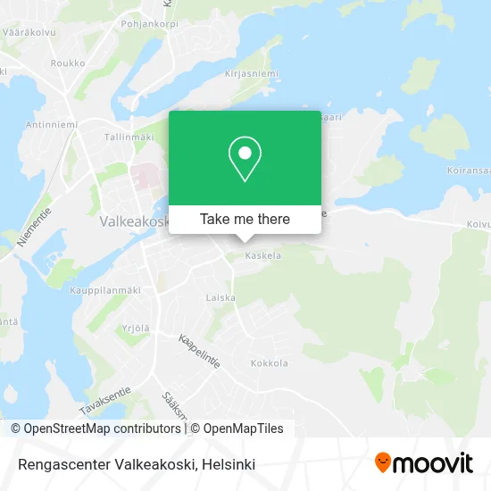 Rengascenter Valkeakoski map