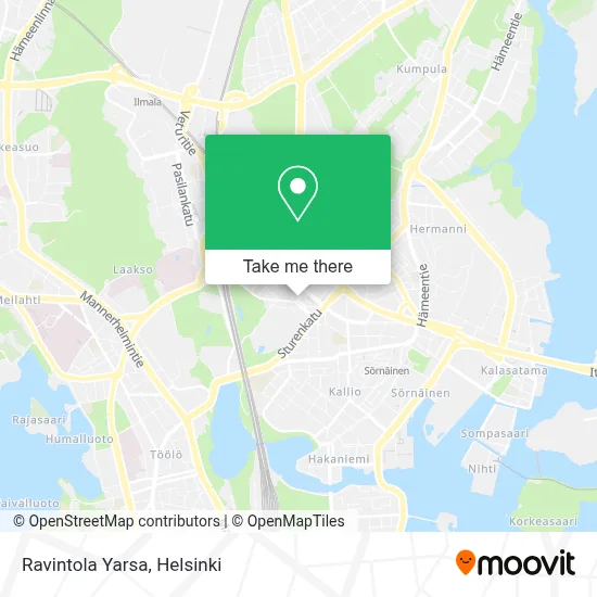 Ravintola Yarsa map