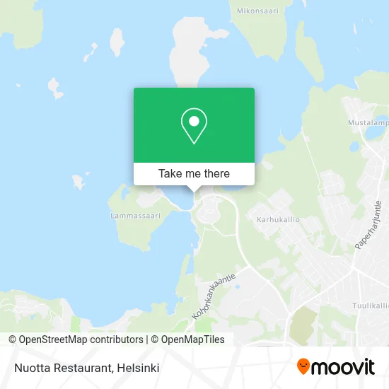 Nuotta Restaurant map