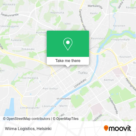 Wiima Logistics map