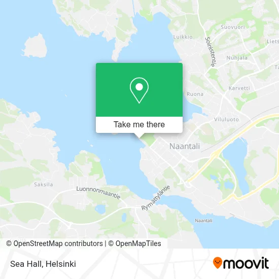 Sea Hall map