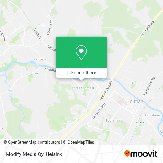 Modify Media Oy map