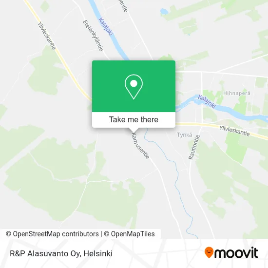 R&P Alasuvanto Oy map