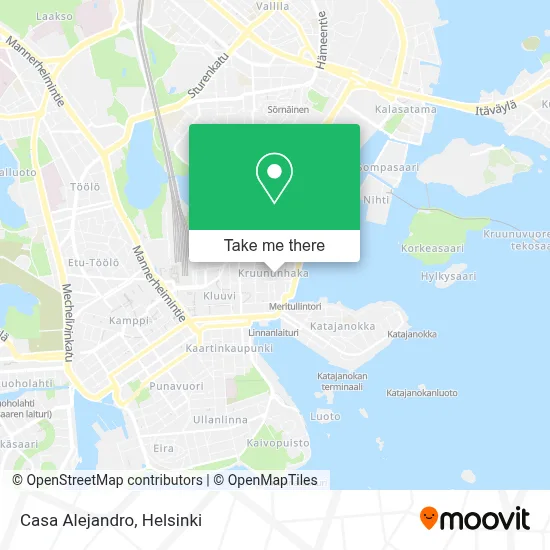 Casa Alejandro map