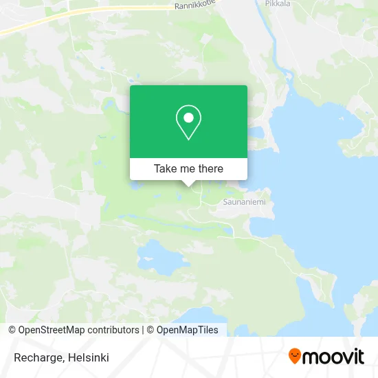 Recharge map