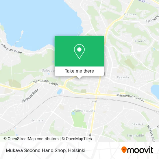 Mukava Second Hand Shop map