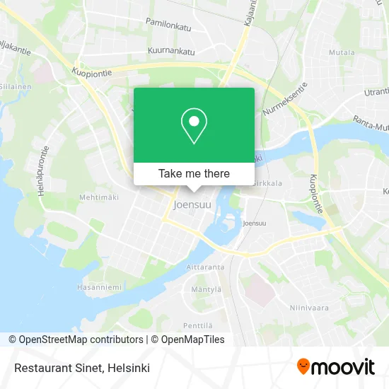 Restaurant Sinet map