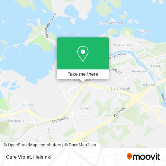 Cafe Violet map