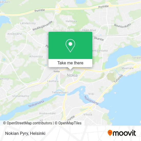 Nokian Pyry map