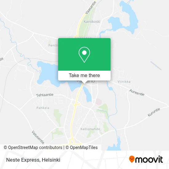 Neste Express map