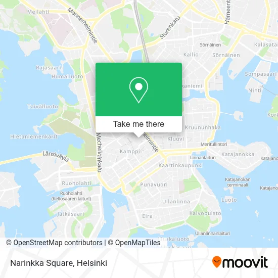 Narinkka Square map