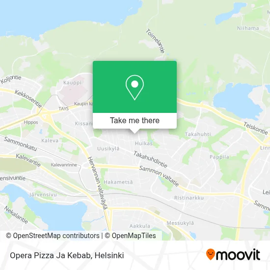 Opera Pizza Ja Kebab map