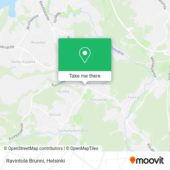 Ravintola Brunni map