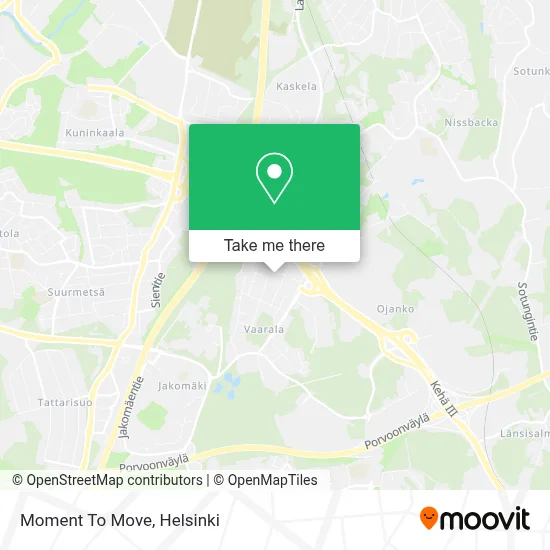 Moment To Move map