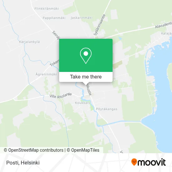 Posti map