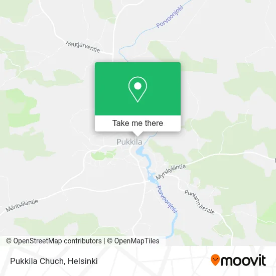 Pukkila Chuch map