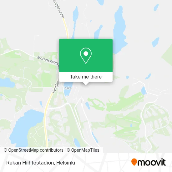 Rukan Hiihtostadion map