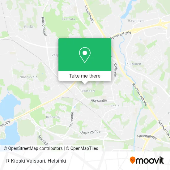 R-Kioski Vaisaari map