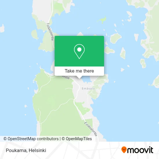 Poukama map