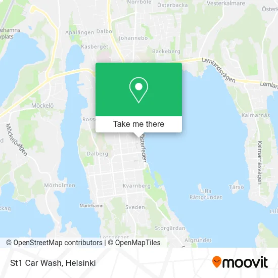 St1 Car Wash map