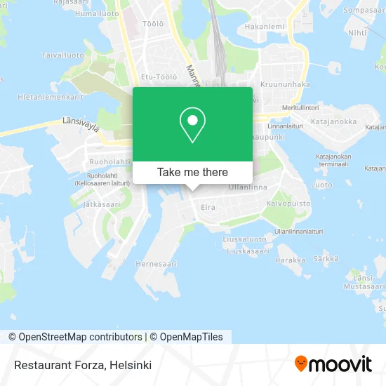 Restaurant Forza map