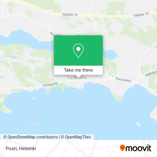 Posti map