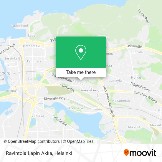 Ravintola Lapin Akka map
