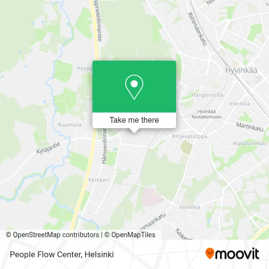 People Flow Center map