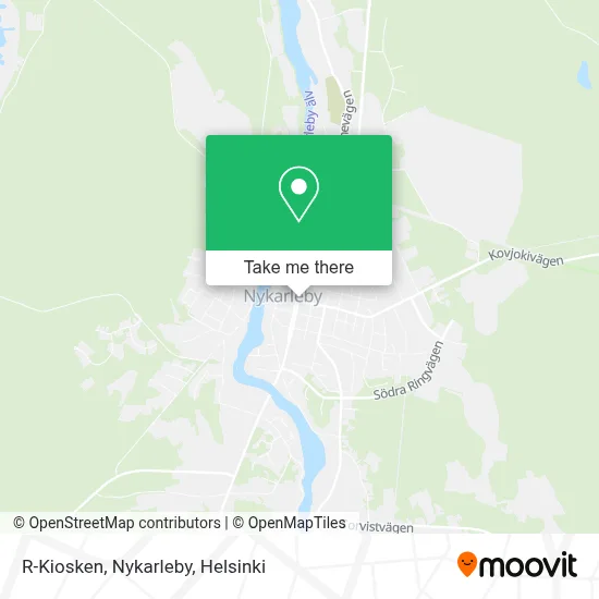 R-Kiosken, Nykarleby map
