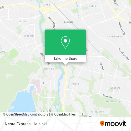 Neste Express map