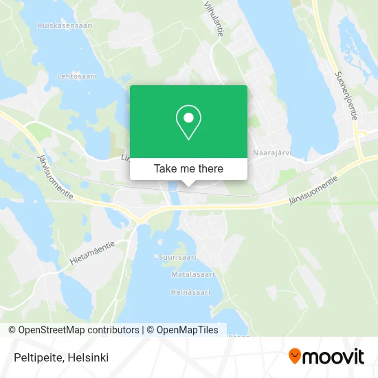 Peltipeite map