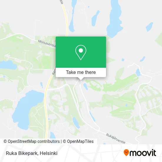 Ruka Bikepark map