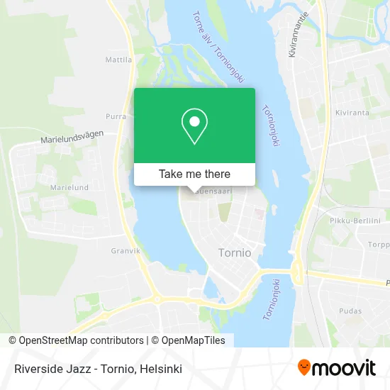 Riverside Jazz - Tornio map