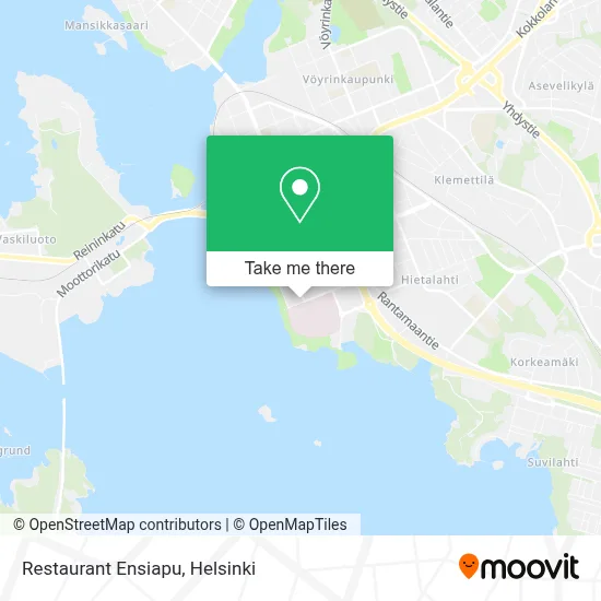 Restaurant Ensiapu map