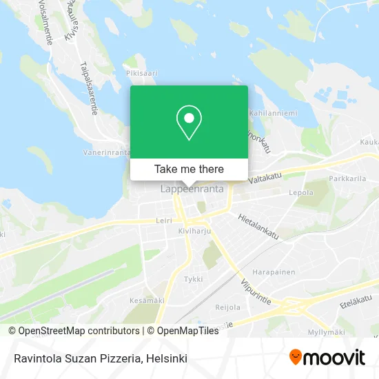 Ravintola Suzan Pizzeria map