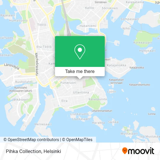 Pihka Collection map