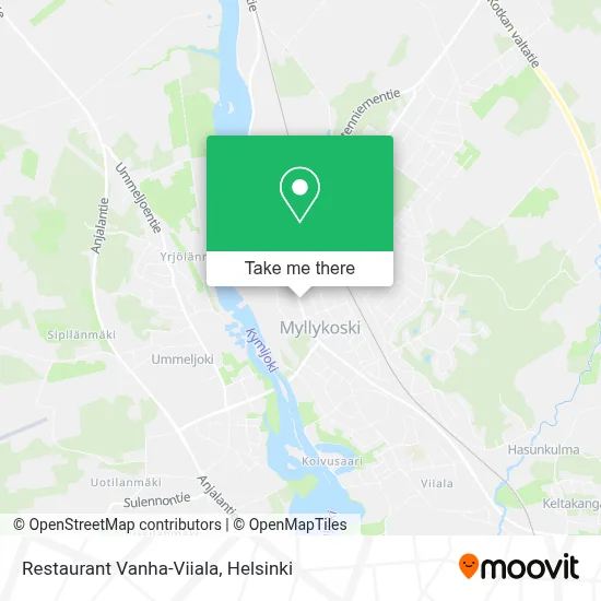 Restaurant Vanha-Viiala map