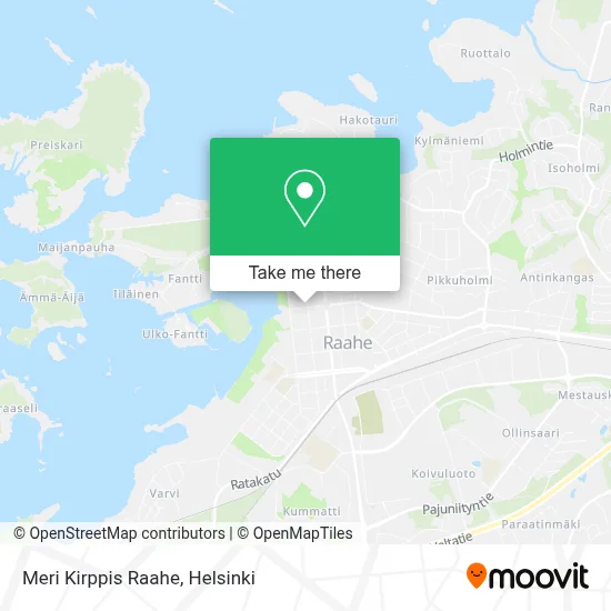 Meri Kirppis Raahe map