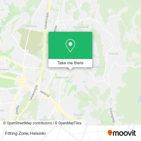 Fitting Zone map