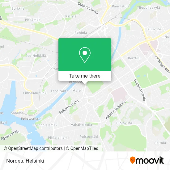 Nordea map