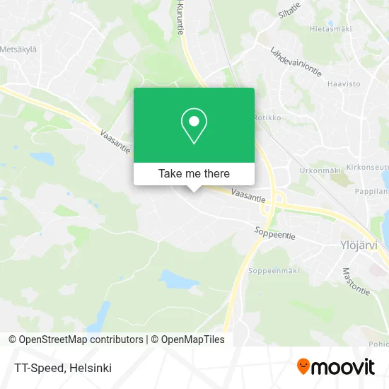 TT-Speed map