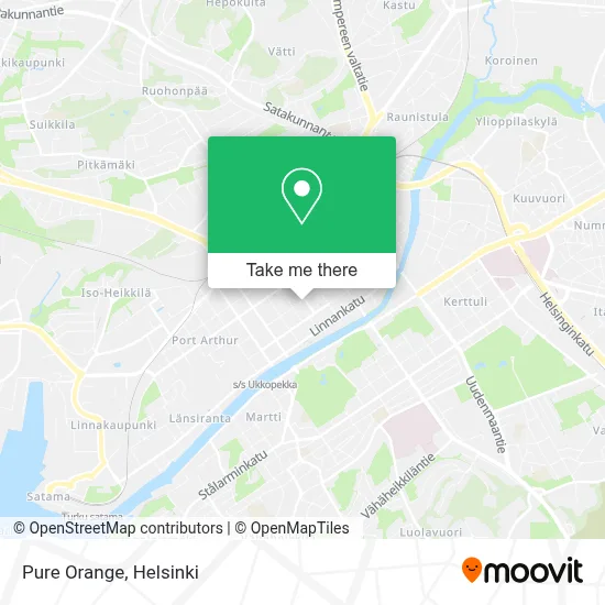 Pure Orange map