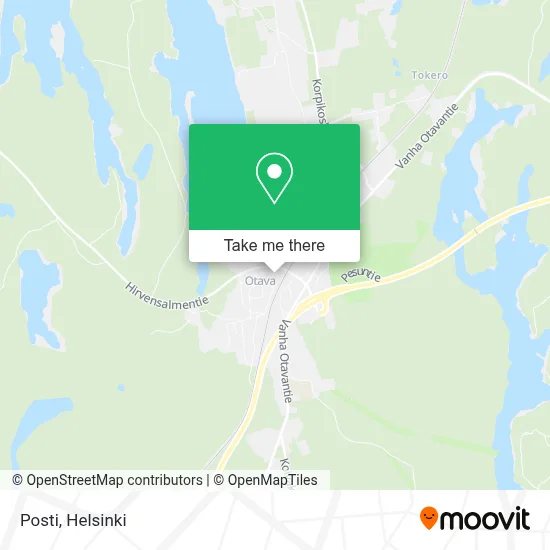 Posti map